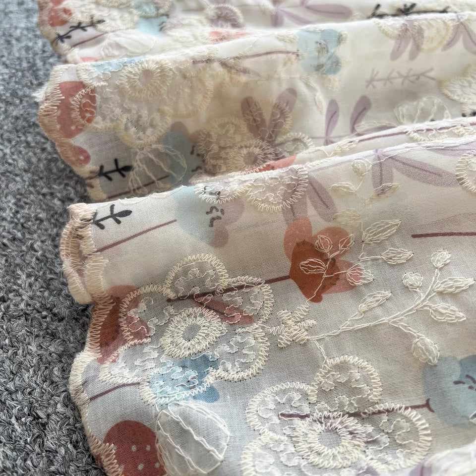 Floral Embroidery Dress