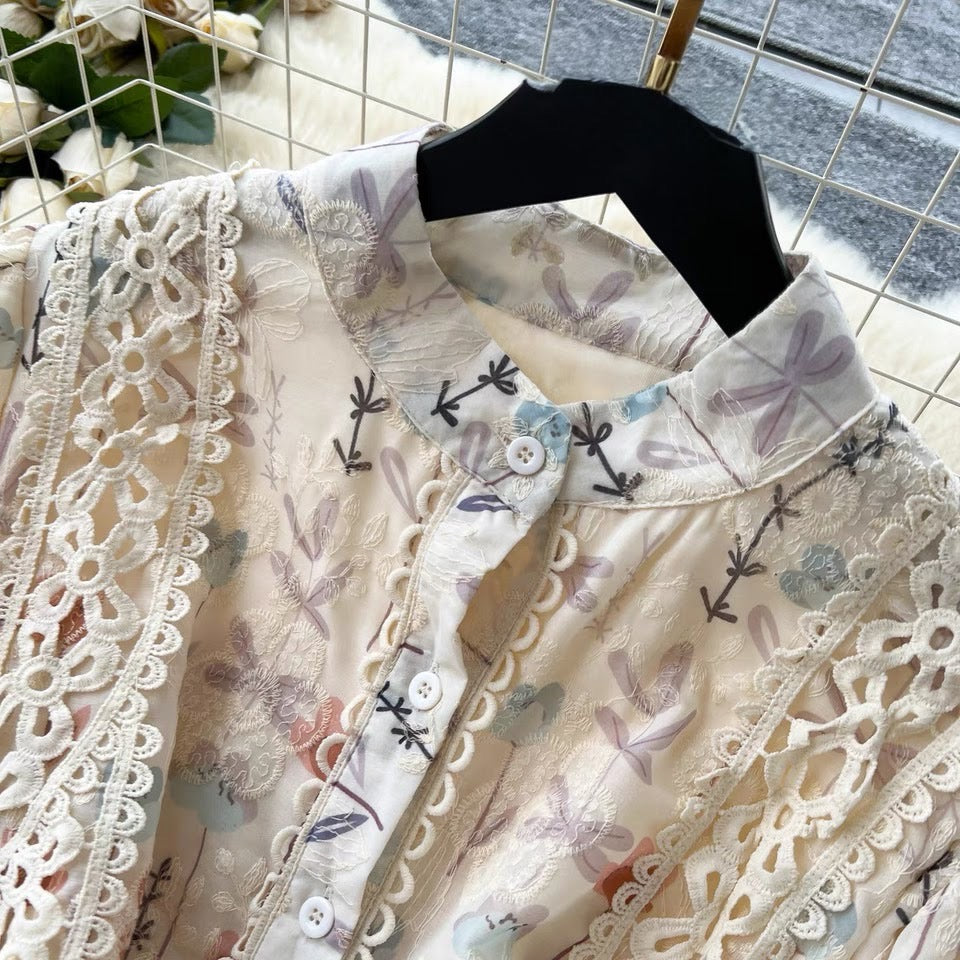 Floral Embroidery Dress