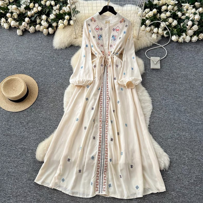 Retro Embroidery Dress