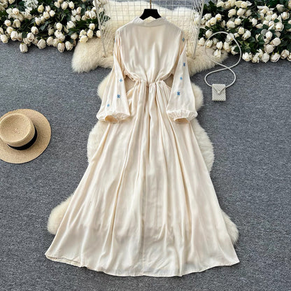Retro Embroidery Dress
