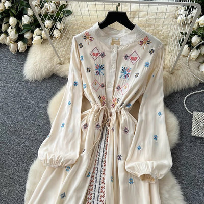 Retro Embroidery Dress